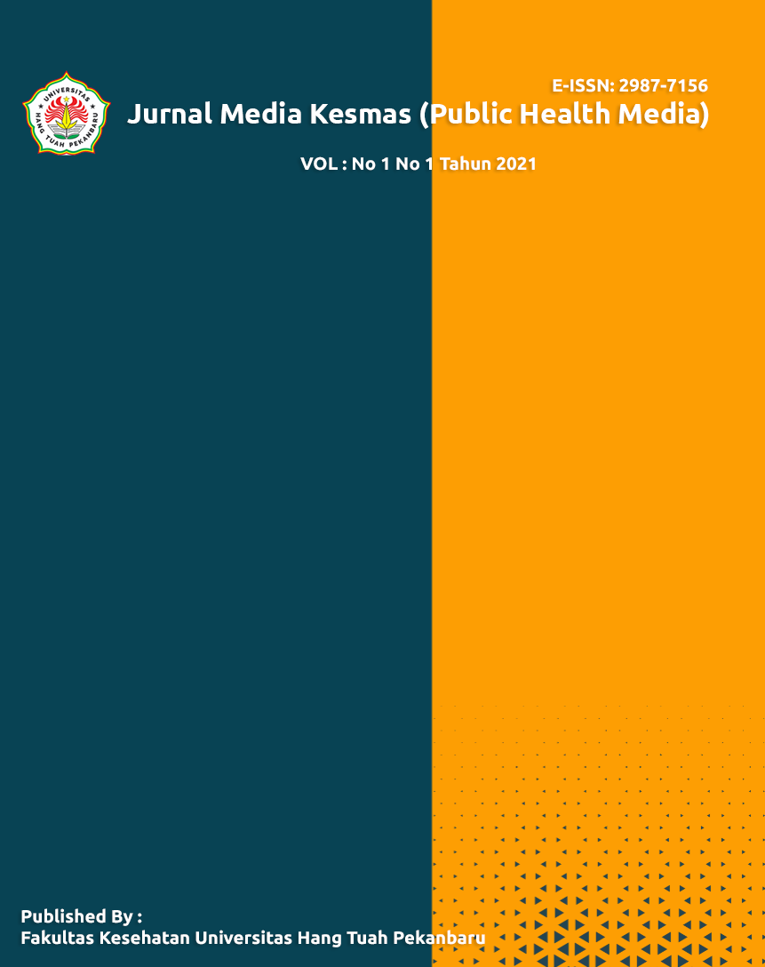 					View Vol. 2 No. 1 (2022): Jurnal Media Kesmas (Public Health Media)
				